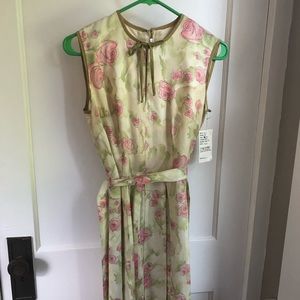Vintage Floral Dress